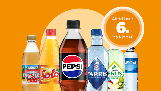 Pepsi MAX, Solo, Farris, Frus, Villa og Imsdal