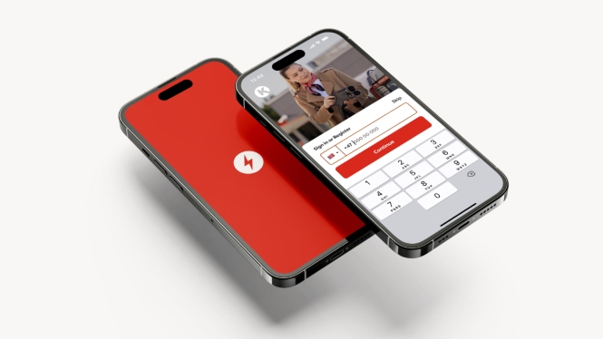 Bilde av charge appen 