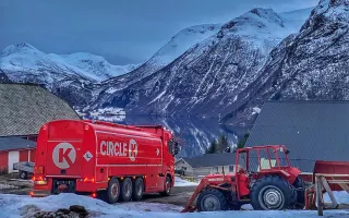 Bulk dropp hos bonde