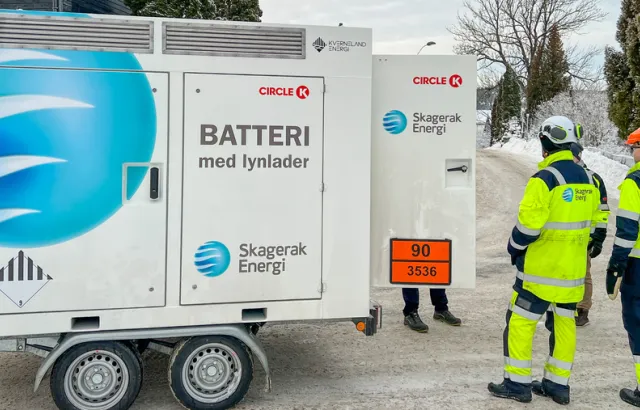 Batteri på tilhenger