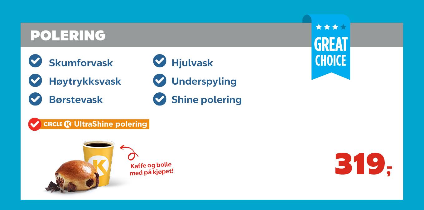 Vaskeprogram Polering