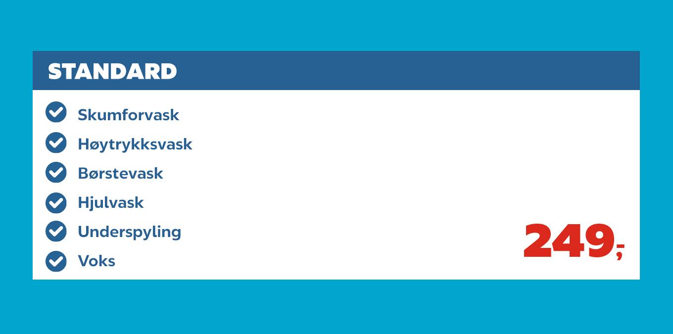 Vaskeprogram Standard